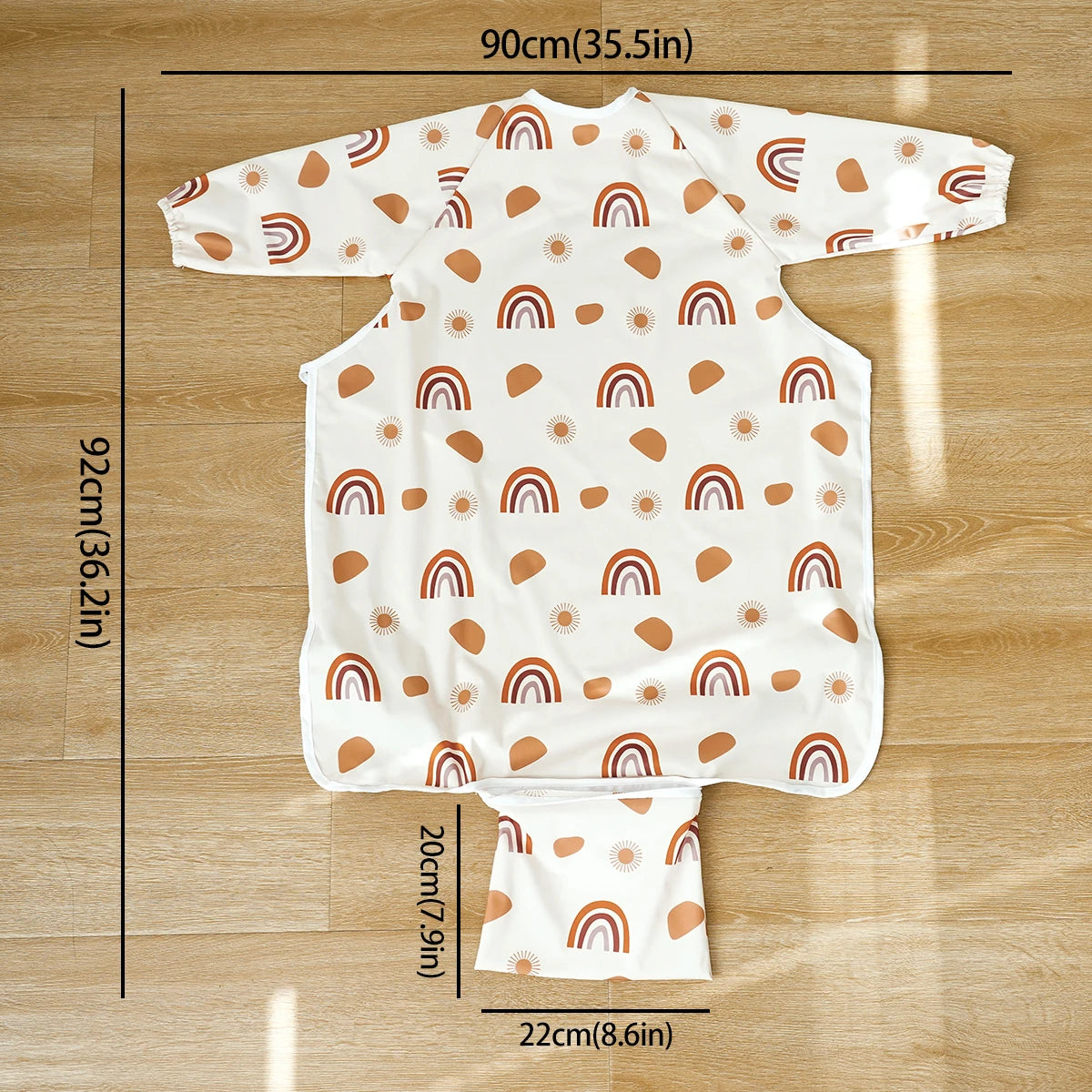 Tablier d'alimentation imperméable pour enfant