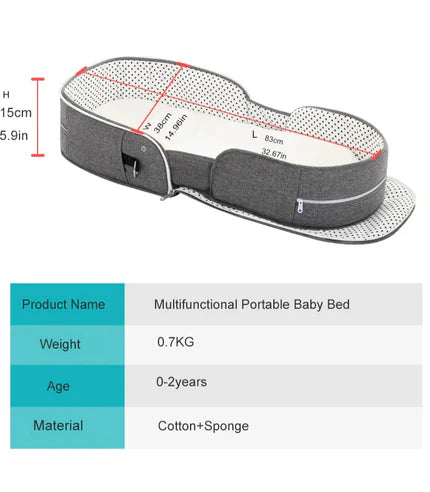 Matelas moelleux pour berceau de  voyage bébé