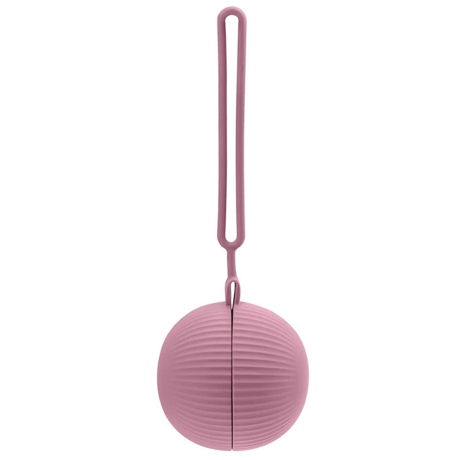 Boîte à tétines bébé rose refermable et compacte