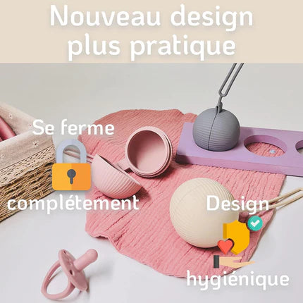 Boîte à tétines idéale pour voyager avec bébé