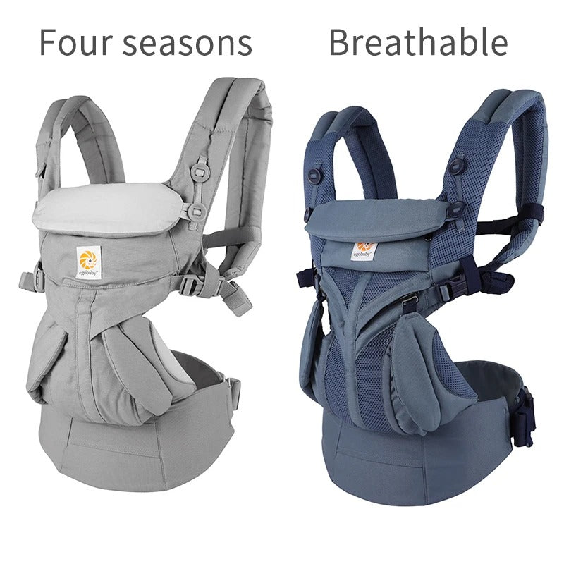 Gros plan sur le  tissu respirant du porte-bébé Breathe baby Bag assurant une bonne aération