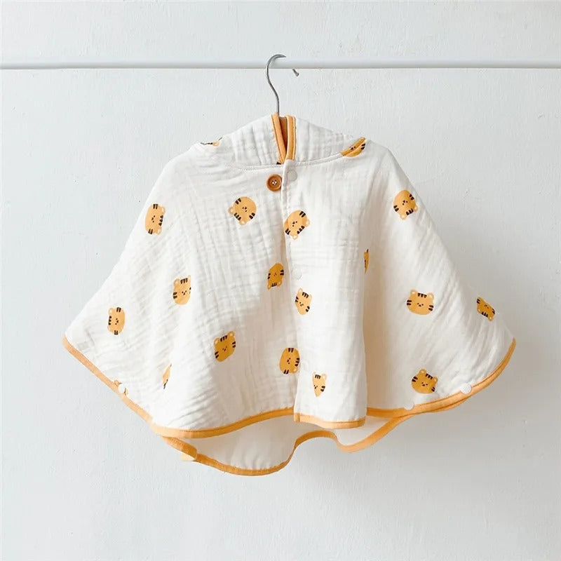 Cape, couverture pour bébé super pratique. Idéal pour les promenades en porte bebe. Idéal pour le voyage thÚme des chats