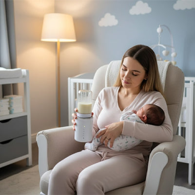 Chauffe biberon nomade sans fil - accessoire bébé indispensable pour les sorties