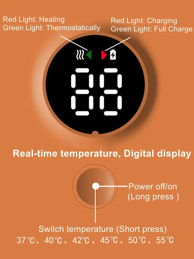 Chauffe biberon sur secteur portable,  pratique pour vos voyages. ĂquipĂ© d'un  thermostat digital