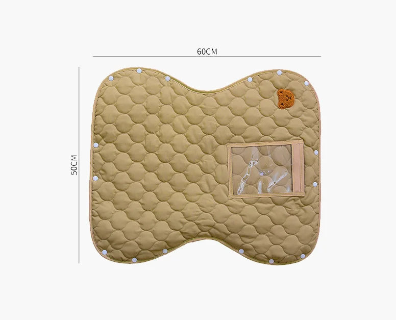 Accessoire hiver poussette avec rangement smartphone