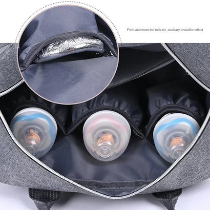 Organisation interne du sac Total Protect avec plusieurs compartiments pratiques