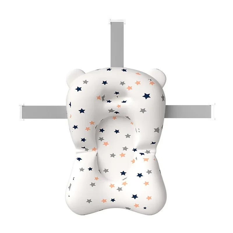 Coussin de siÚge de bain pour bebe. facile à monter et à nettoyer. Idéal également pour vos déplacements. Motif étoilé