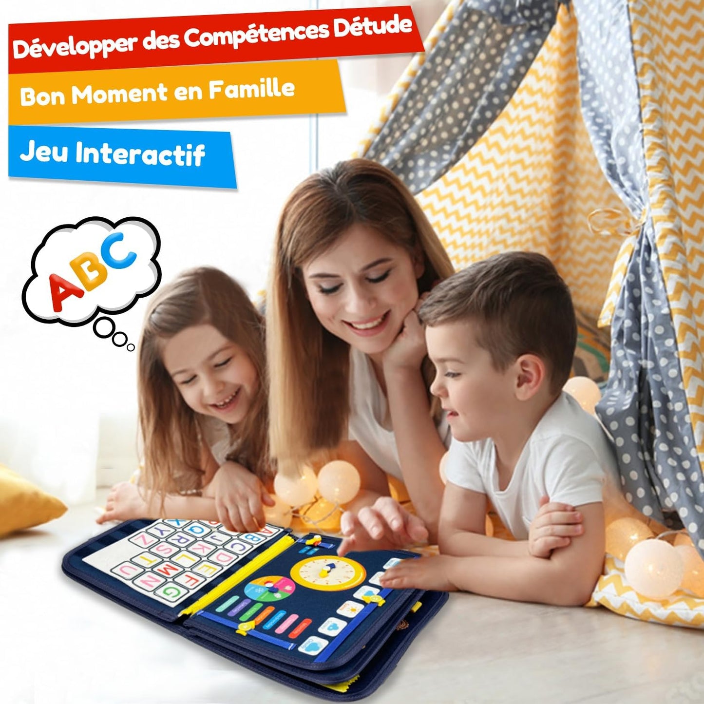 Exercice Montessori de Coordination main-Ćil pour bĂ©bĂ© - jeux Ă©ducatif de motricitĂ© et concentration