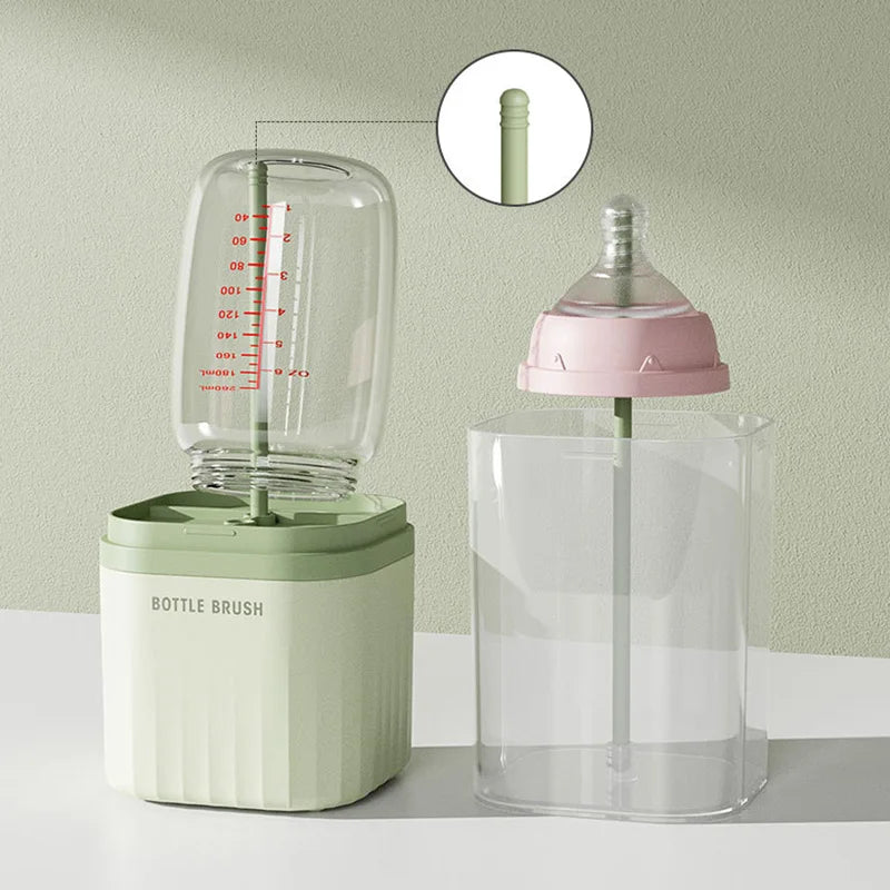 Kit complet de nettoyage avec brosse silicone et égouttoir pliable