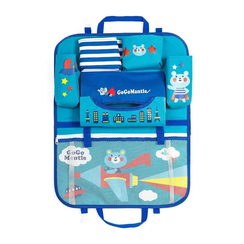 Organiseur de siège de voiture pour enfants rigolo et pratique sur le thème de l'astronomie