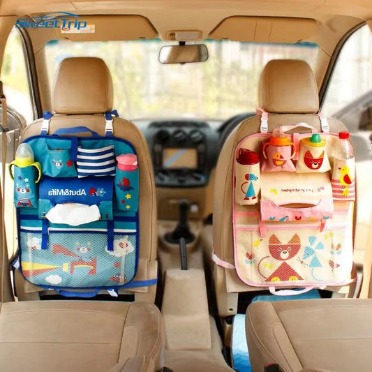 Organiseur de siĂšge de voiture pour enfants rigolo et pratique