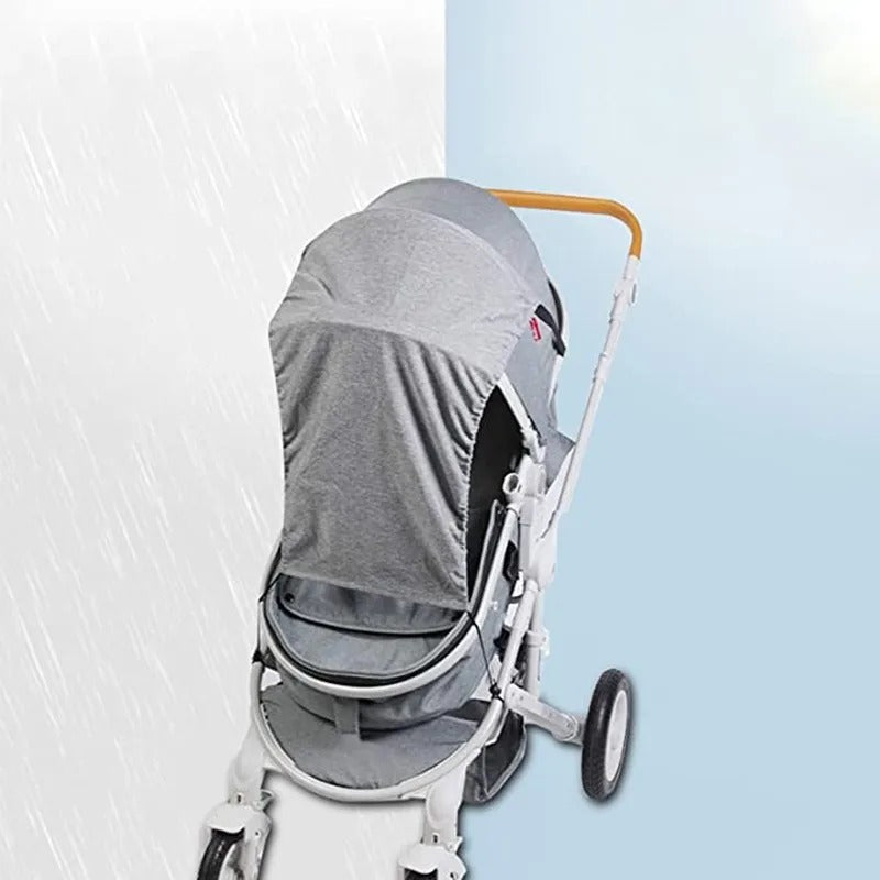 Pare-soleil pour poussette et siège auto, hyper adaptable à l'évolution de la poussette, accessoire bébé multifonction.