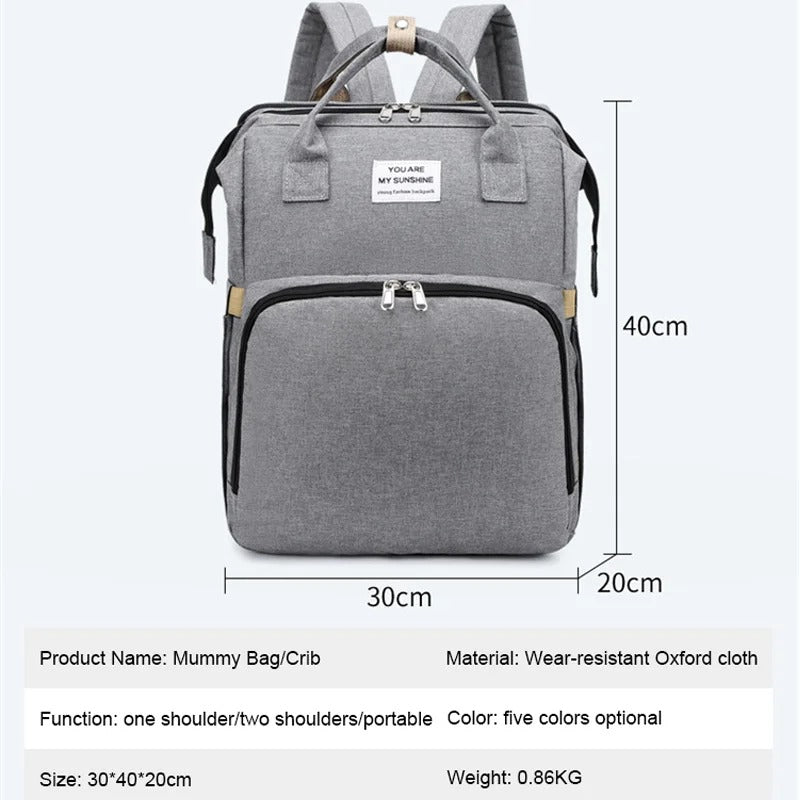 Sac à dos pratique pour bébé avec un espace de couchage intégré, un landau en 2-3 mouvements, version Big Back Pack