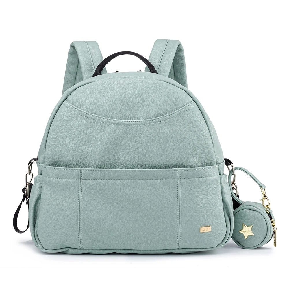 Sac à langer moderne adapté aussi  bien à maman qu'à papa de couleur bleu