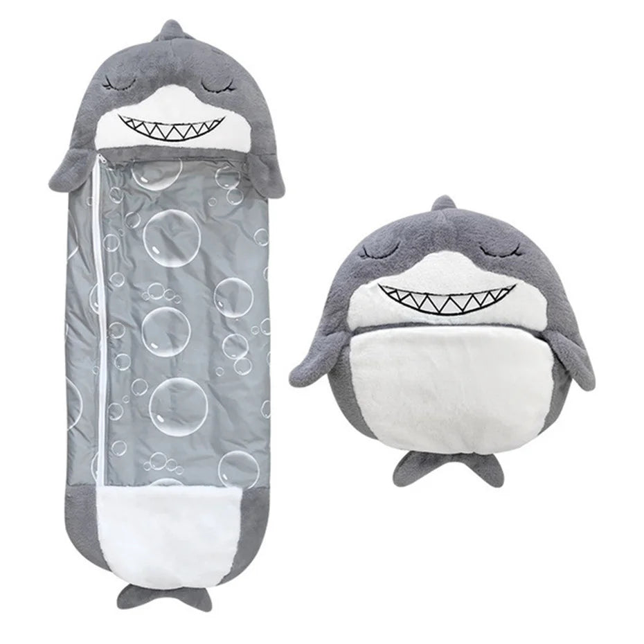 Sac de couchage nomade pour bébé et enfant, idéal pour le camping ou les  voyages: thÚme requin