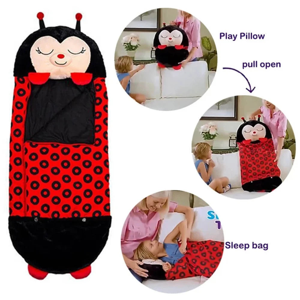 Sac de couchage pour bébé, enfant trÚs pratique de par son coté compact une fois replié en sac et facile à transporter
