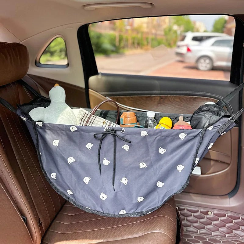 Sac de rangement suspendu pour voiture. Grand et large organiseur de voiture. TrĂšs pratique.
