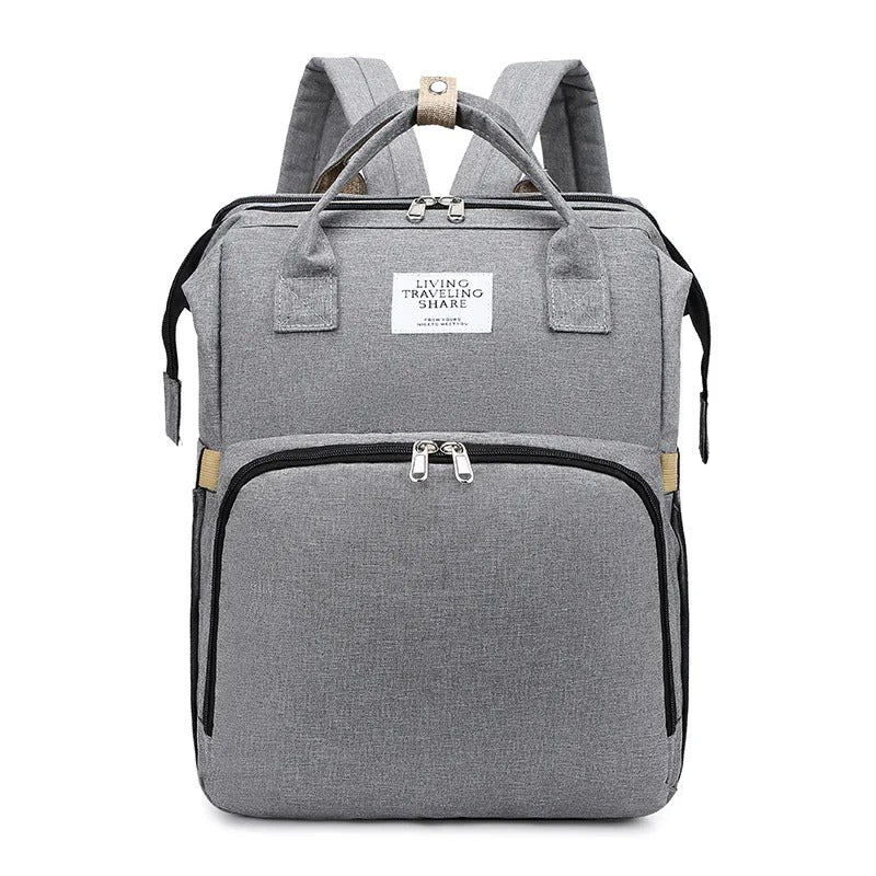 Big Back Pack gris, version sac à dos convertible pour bébé