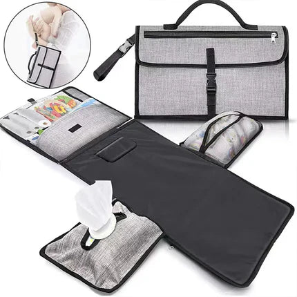 Accessoire bébé 2 en 1 sac et tapis de change