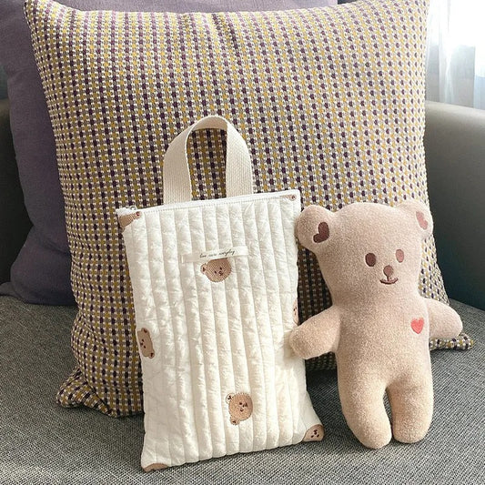 Sac à couches matelassé en gaze de coton pour bébé