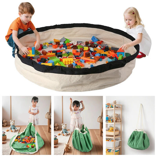 Sac de rangement pour jouet - design pratique pour salon ou chambre d'enfant