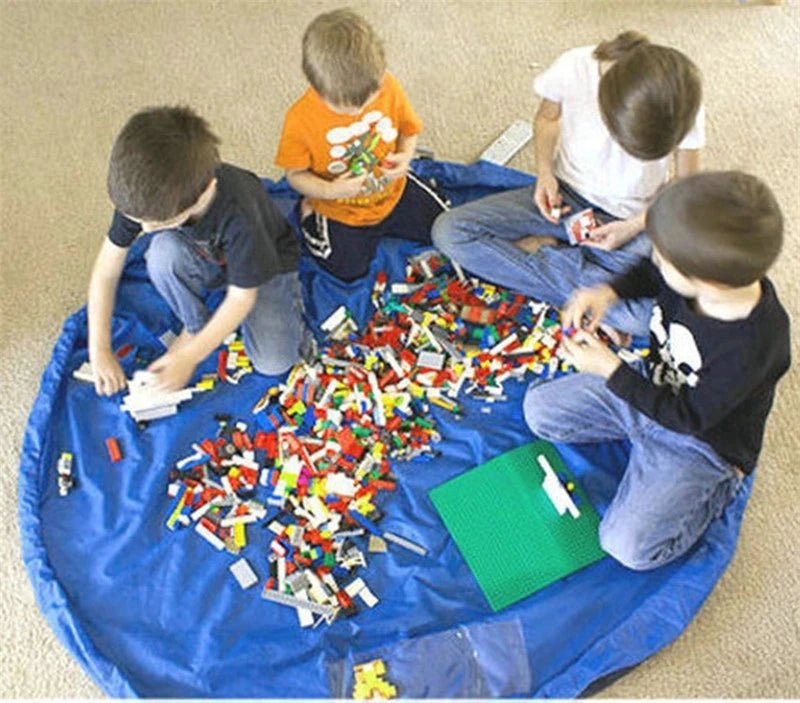 Sac de rangement transportable en tapis de jeu