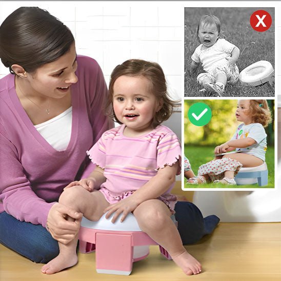 Siège de toilette pour bébé stable et confortable
