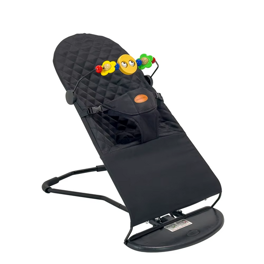 Transat de voyage pliable et pratique pour bébé de couleur noir