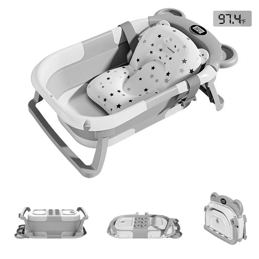 Baignoire pour bébé compatible avec coussin de bain - confort et sécurité pour bébé