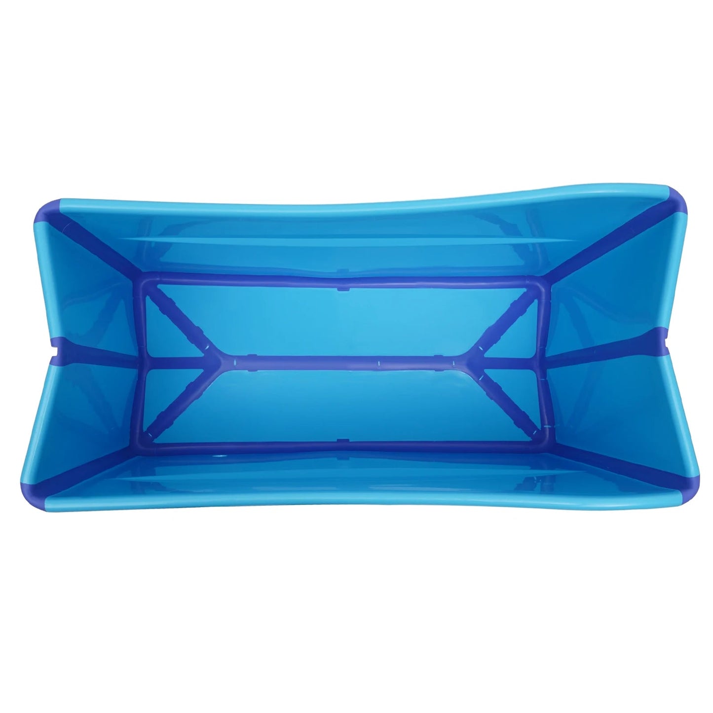 Baignoire pour bébé bleue, idéale en voyage