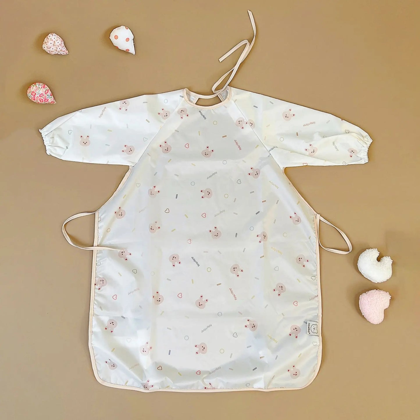 Bavoir léger et imperméable pour motif Lapin Bonbon sans poche