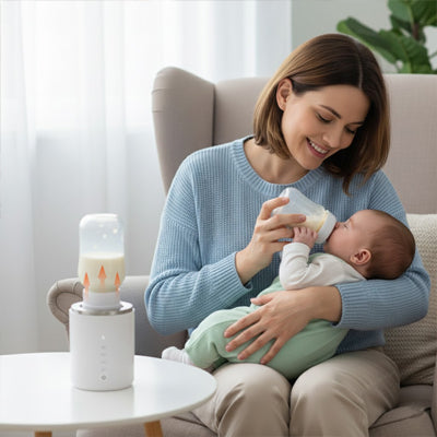 Chauffe-biberon sans fil portable pour bébé - rapide et pratique en déplacement