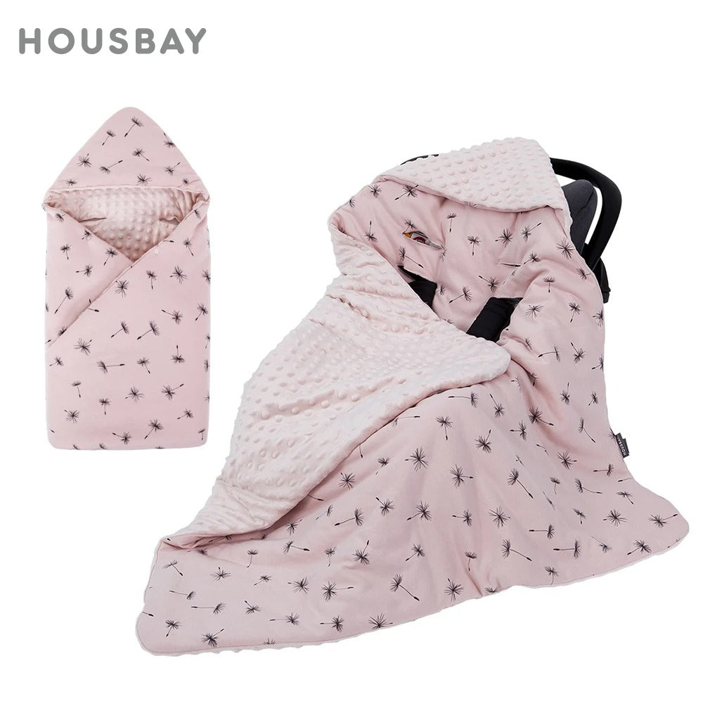 Couverture enveloppante bébé nid d'ange pissenlit