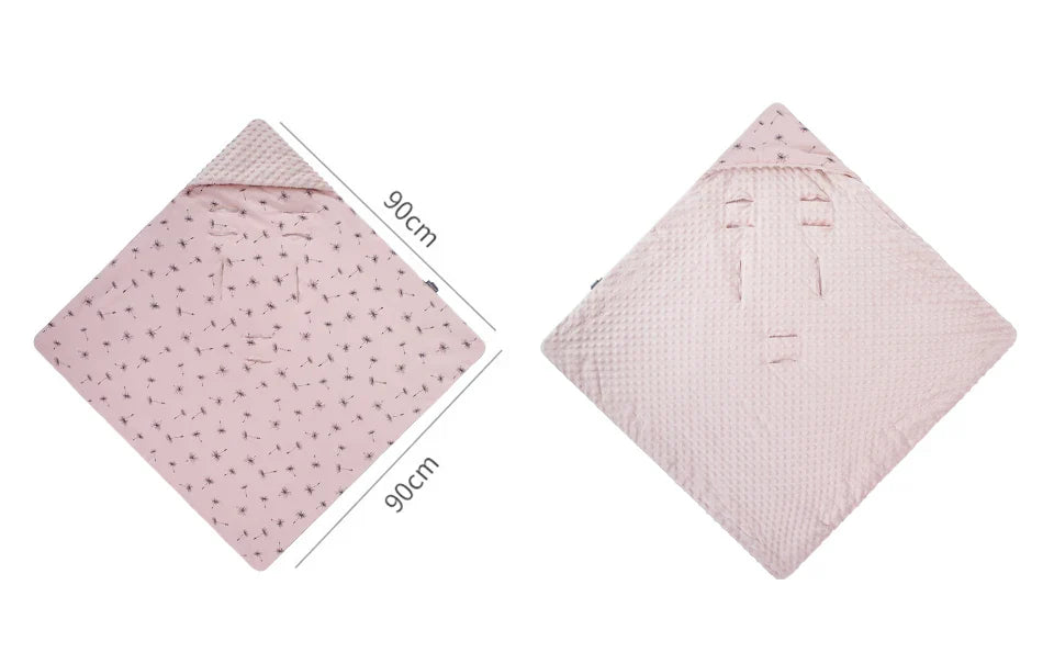 Couverture enveloppante bébé nid d'ange qui se range dans n'importe quel sac de transport