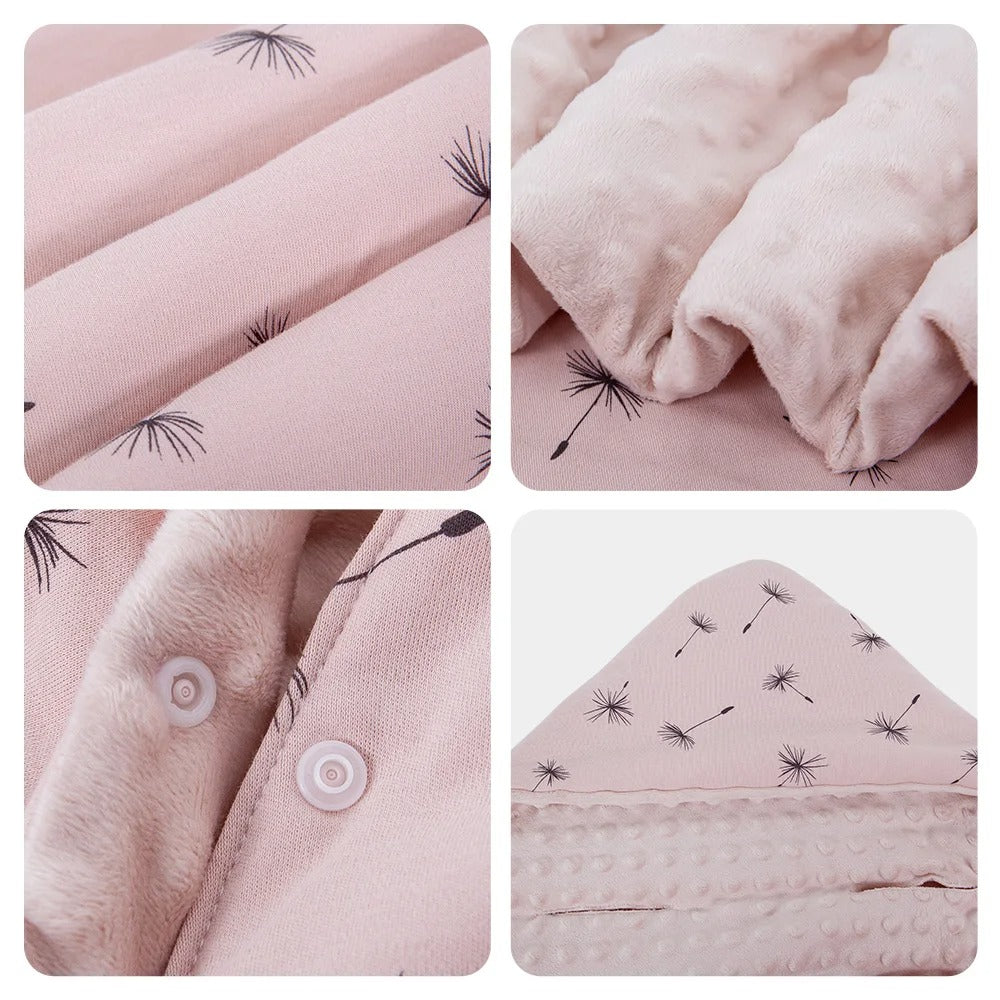 Idéal pour les balades en poussette avec la couverture enveloppante bébé nid d'ange
