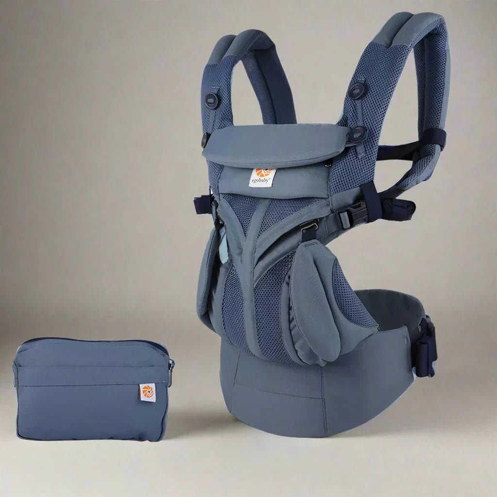 Porte Bébé - BreathBabyBag™ - Bleu Marine - Mon bébé baroudeur