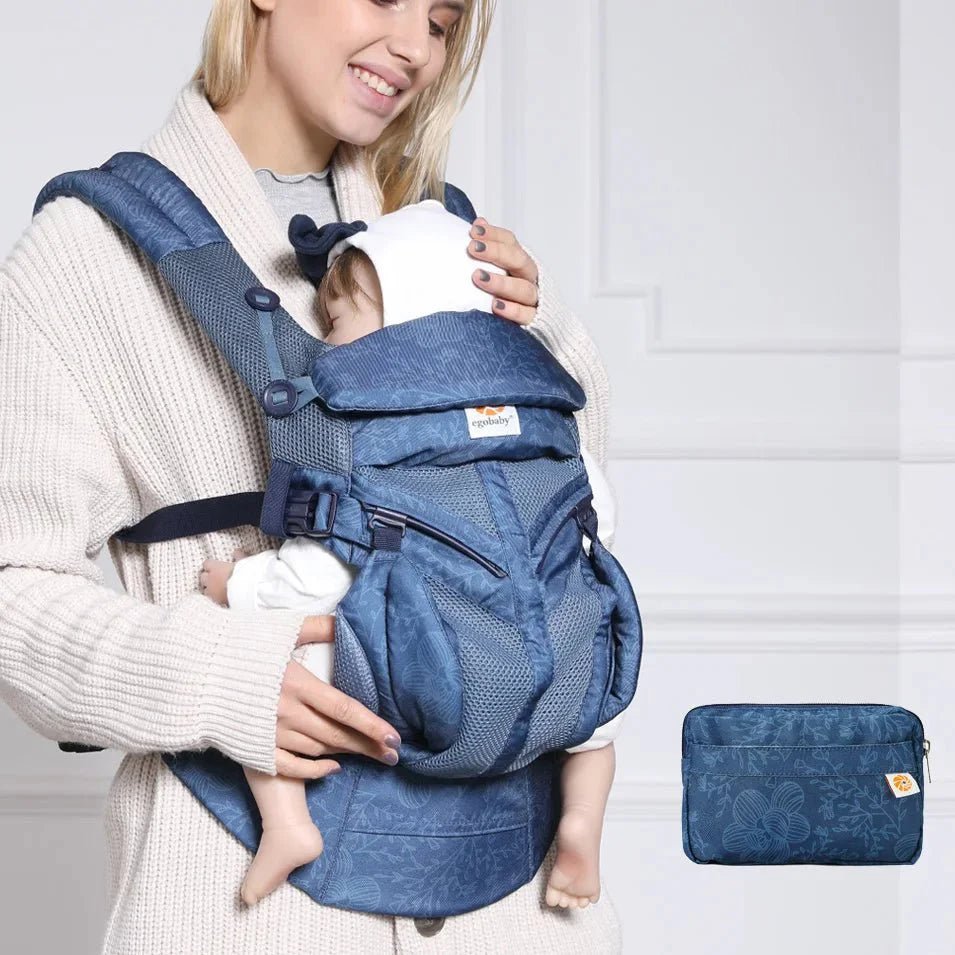 Porte Bébé - BreathBabyBag™ - Bleuprint - Mon bébé baroudeur