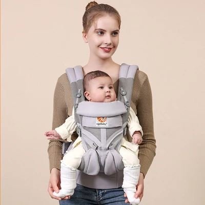 Porte Bébé - BreathBabyBag™ - Gris - Mon bébé baroudeur