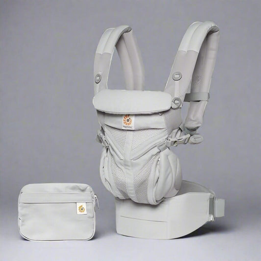 Porte Bébé - BreathBabyBag™ - Gris - Mon bébé baroudeur