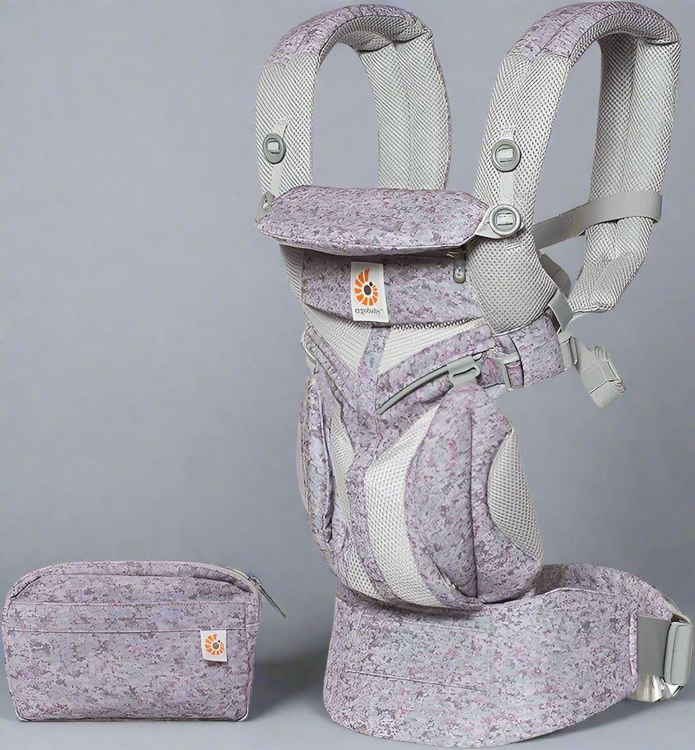 Porte Bébé - BreathBabyBag™ - Mauve Lavande - Mon bébé baroudeur