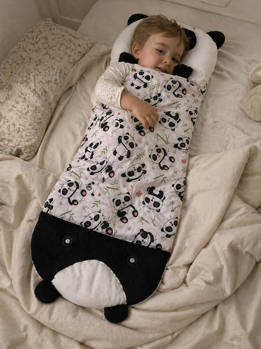 Sac de Couchage Pliable avec Oreiller - le Confort Nomade pour Bébé en Voyage