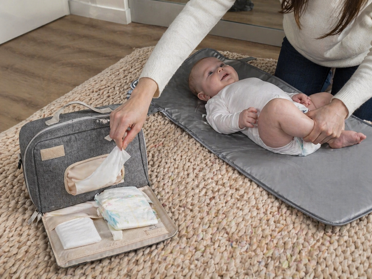 Sac à Langer Pratique et Stylé - Parfait pour les couches et les sorties avec bébé