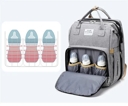 Big Back Pack multicolore, accessoire pratique pour jeunes parents