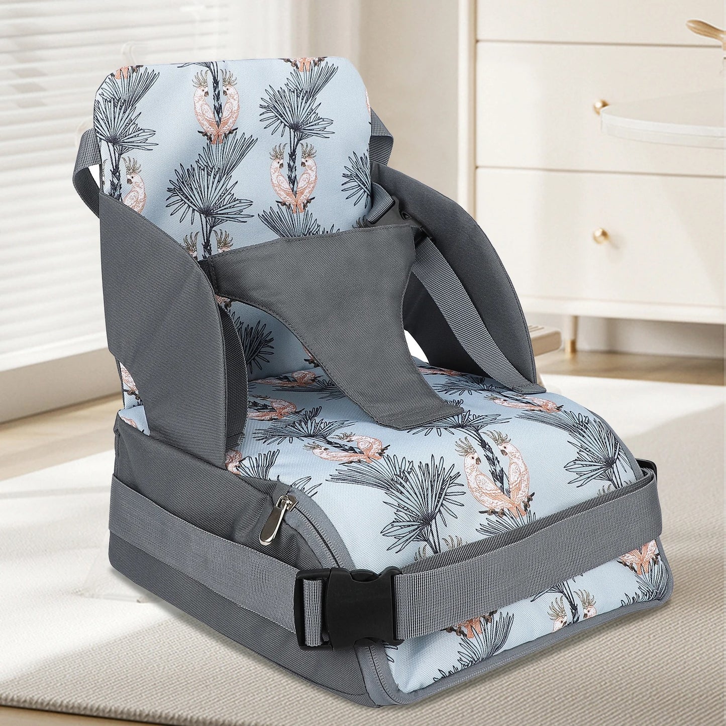 Siège de table bébé pliable et compact facile à transporter