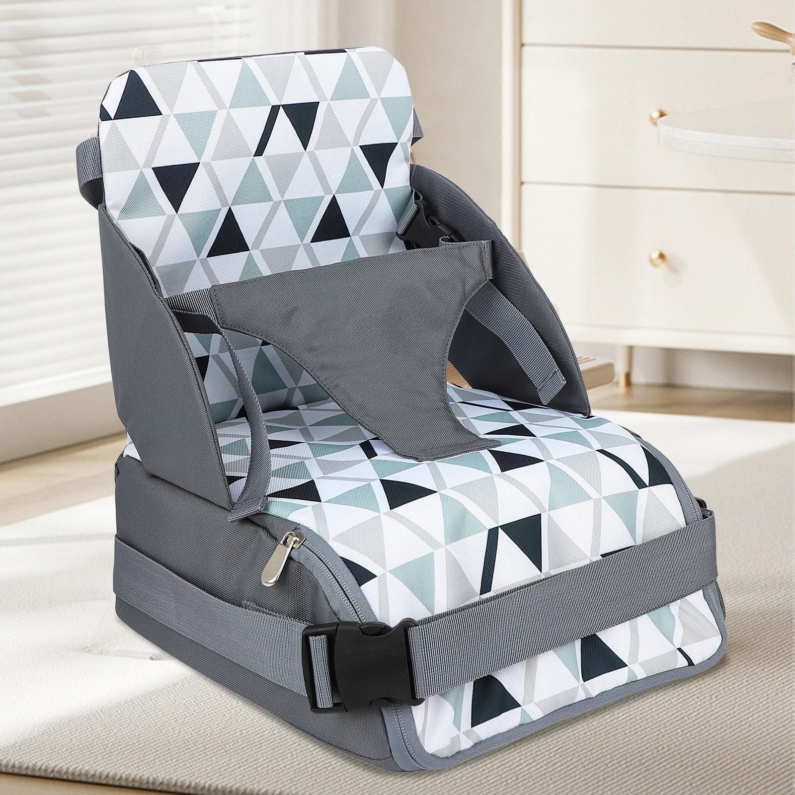 Siège de table bébé avec structure sécurisée et maintien confortable