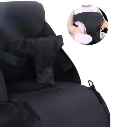 Siège de table mais aussi rehausseur de chaise pour bébé super pratique pour vos déplacements. Équipé d'une ceinture pour sécuriser bébé