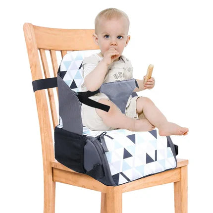 Siège de table mais aussi rehausseur de chaise pour bébé super pratique pour vos déplacements à motif