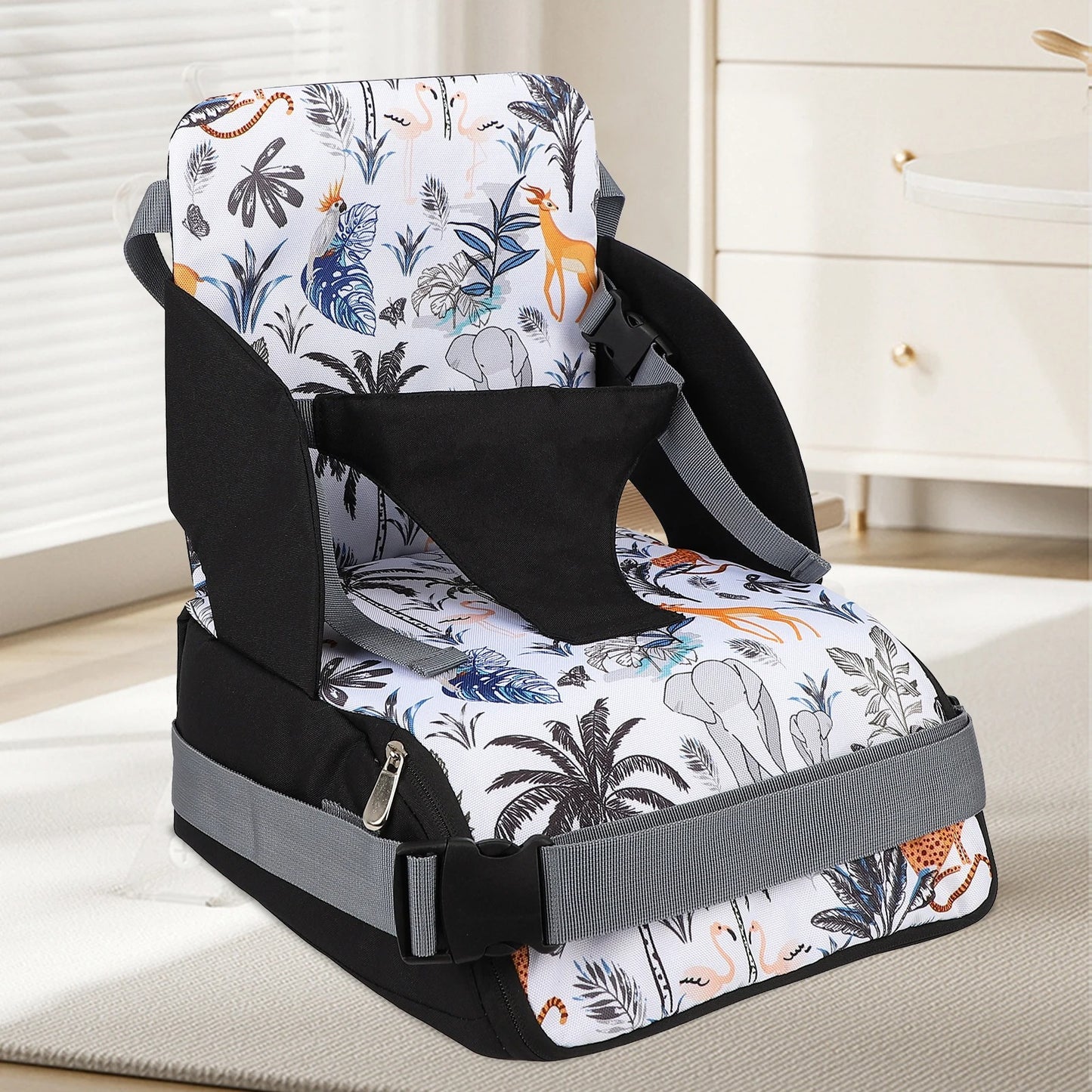Siège de table bébé pliable et compact facile à transporter