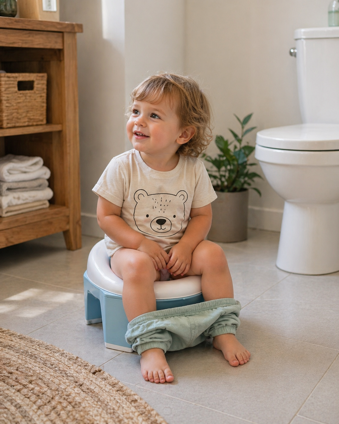 Siège de Toilette Pliable pour Enfant - Apprentissage Propre et Sécurisé