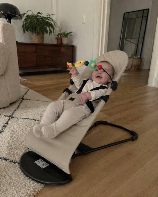 Transat bébé confortable et sécurisé pliable pour utilisation à la maison